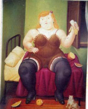 Fernando Botero : Seated Woman II